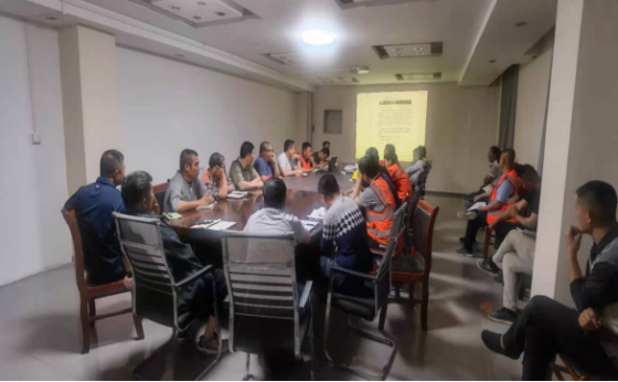 抓質量、保安全、促進度--文昌湖預制場項目部工地例會見實效