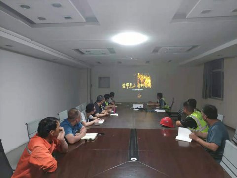 第五工程公司各項目組織安全生產月專題會議