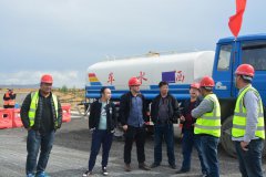 貴州項(xiàng)目瀝青下面層（SUP-25）試驗(yàn)路施工綜合報(bào)道