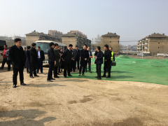 博山區(qū)區(qū)委書記劉忠遠視察北山路工程