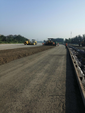 雙魯立交收尾工作攻堅(jiān)戰(zhàn)