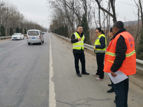 博山小修項(xiàng)目通過(guò)第一季度路況調(diào)查工作復(fù)核抽驗(yàn)