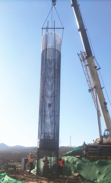 【臨臨風(fēng)采】創(chuàng)陽(yáng)光高速公路，建人民滿(mǎn)意工程——西里互通A匝道橋樁基有序施工